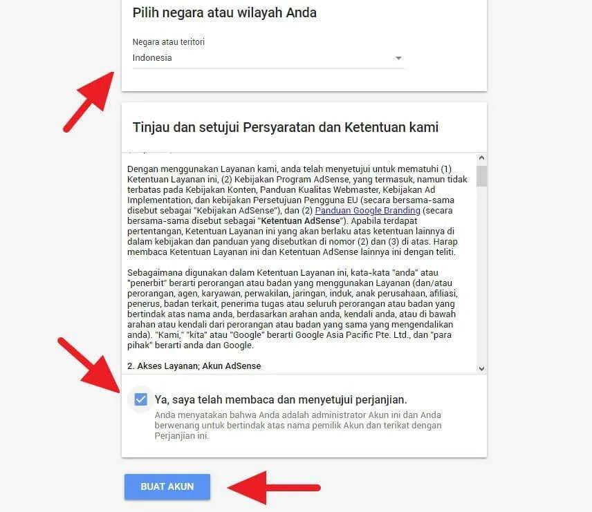 Cara Daftar Adsense Non-Hosted