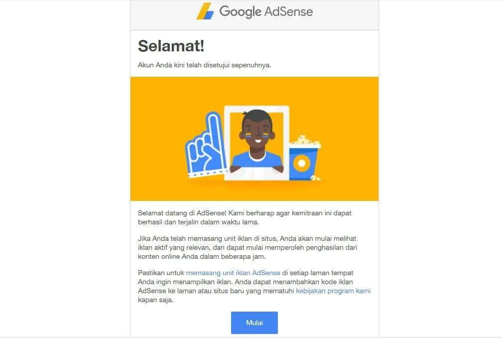 Cara Daftar Adsense Non-Hosted