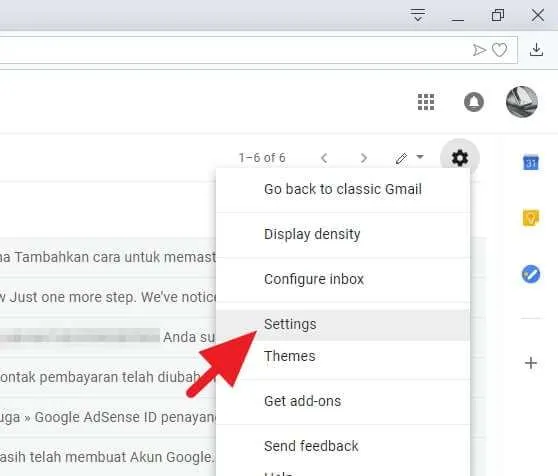 Cara Membuat Tampilan Gmail jadi Bahasa Indonesia 4 Cara Membuat Gmail Bahasa Indonesia