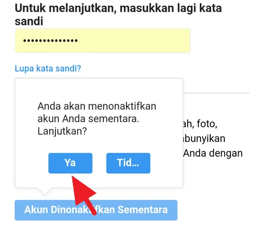 Cara Menonaktifkan Instagram