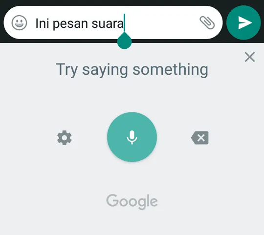 WhatsApp Tanpa Mengetik