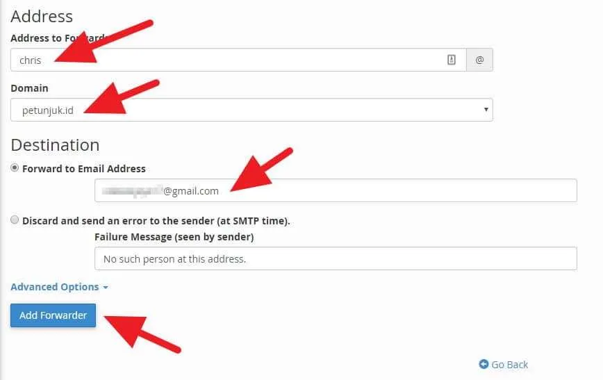 Cara Mudah Forward Email cPanel ke Gmail/Yahoo Pribadi 6 forward webmail gmail 4 Cara Mudah Forward Email cPanel ke Gmail/Yahoo Pribadi 6 forward webmail gmail 4
