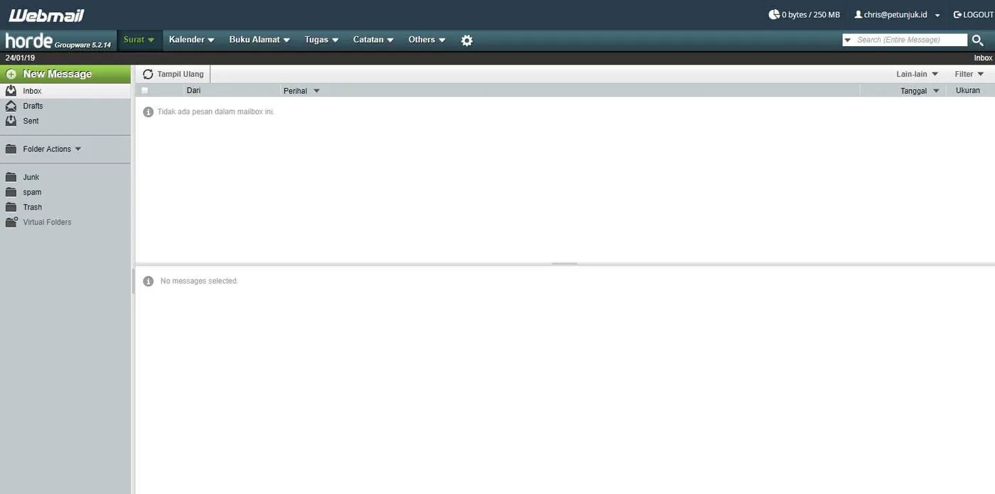 membuat email cpanel8 Cara Membuat Email Gratis dengan Domain Sendiri di cPanel 9 membuat email cpanel8
