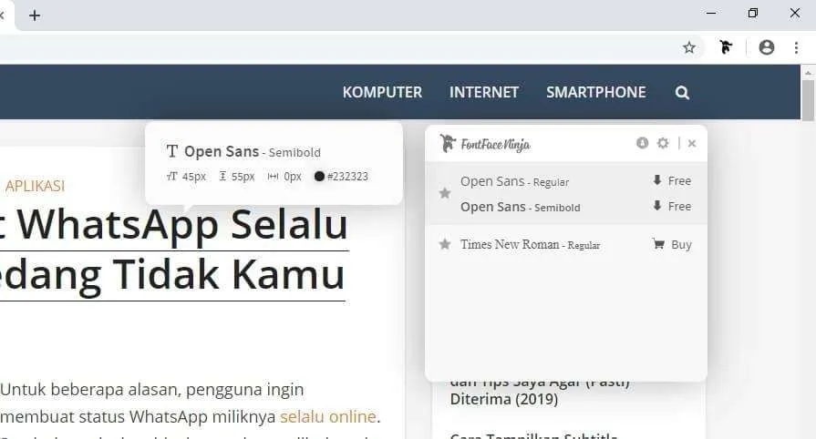 mengetahui font website 4 4 Cara Mengetahui Nama Font yang Dipakai Website 5 mengetahui font website 4