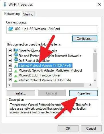 Ganti DNS Windows 1.1.1.1