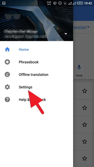 Cara Melihat Riwayat Terjemahan di Google Translate Android 6 Melihat Riwayat Google Translate Android