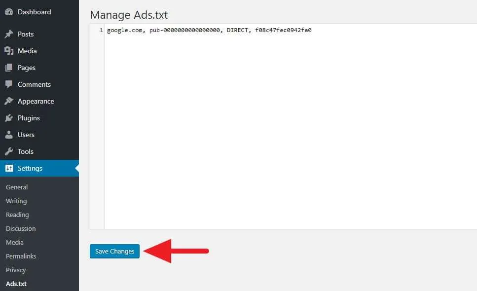 Cara Membuat File Ads.txt untuk Adsense di Wordpress 12 membuat ads.txt di WordPress