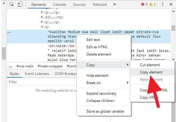 5 Cara Mengatasi Website yang Tidak Bisa Copy-Paste 7 Copy-Paste Website