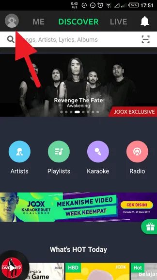 Cara Mengganti Bahasa di Joox Inggris ke Indonesia 3 Ganti Bahasa Joox