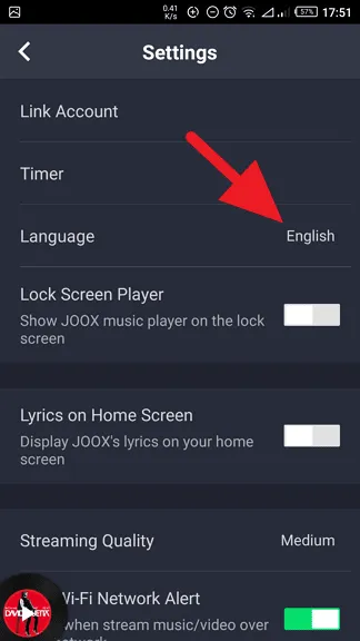 Cara Mengganti Bahasa di Joox Inggris ke Indonesia 5 Ganti Bahasa Joox