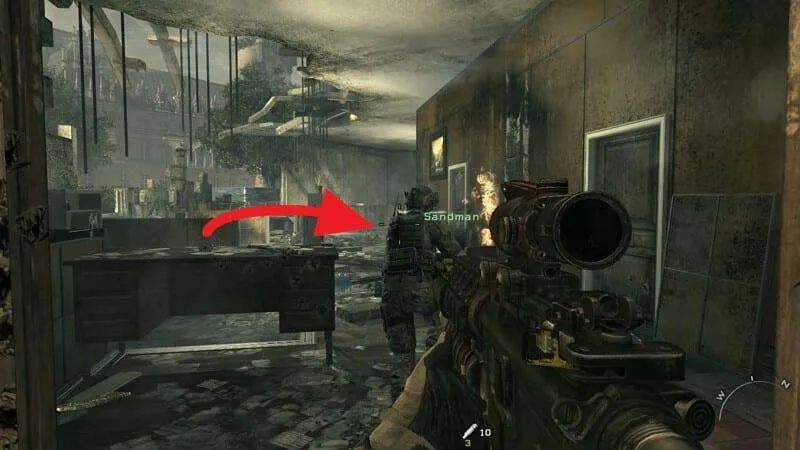 Cara Mengatasi Reliable Command Buffer Overflow di COD: MW3 5 Sandman sudah di dalam gedung