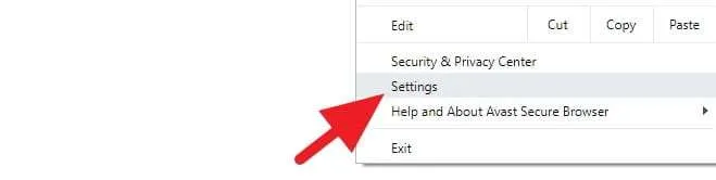 2 Cara Mencegah 'Avast Secure Browser' Terbuka Sendiri Saat Startup 4 Avast Secure Browser Settings
