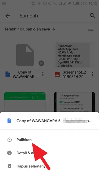 Cara Mengembalikan File yang Terhapus di Google Drive 6 Mengembalikan File Google Drive Terhapus 5 Cara Mengembalikan File yang Terhapus di Google Drive 4 Mengembalikan File Google Drive Terhapus 5