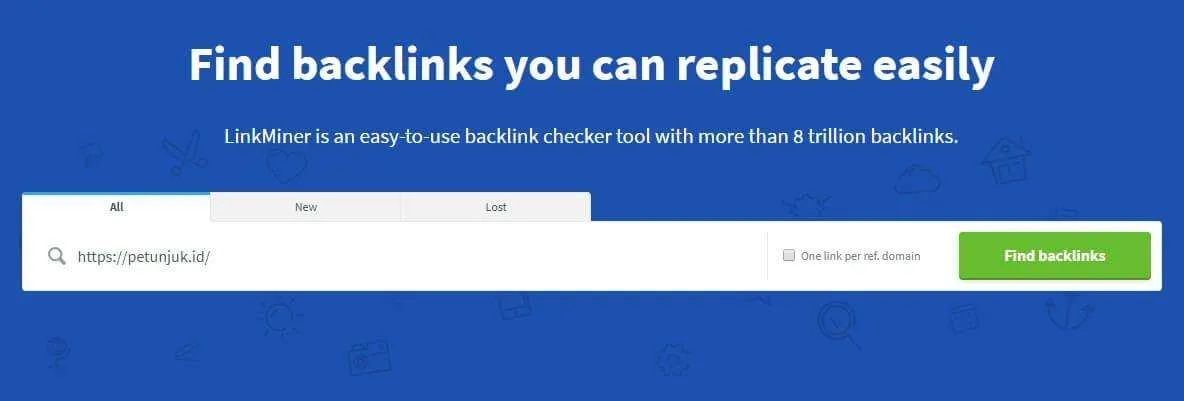 4 Tools Gratis Untuk Mengetahui Backlink Website Orang Lain 6 LinkMiner