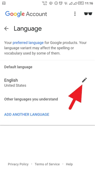 Cara Ganti Bahasa di Akun Google Menjadi Indonesia 5 Google My Account Default Language