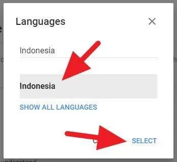 Cara Ganti Bahasa di Akun Google Menjadi Indonesia 10 Bahasa Indonesia di Google