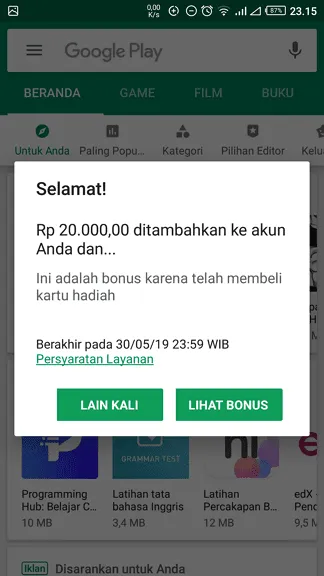 Redeem Kode Voucher Google Play 2 Cara Beli Voucher Google Play dengan OVO Points 14 Redeem Kode Voucher Google Play 2