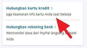 Cara Menghubungkan Kartu/Rekening ke PayPal (VERIFIKASI) 4 Opsi kartu kredit atau rekening bank