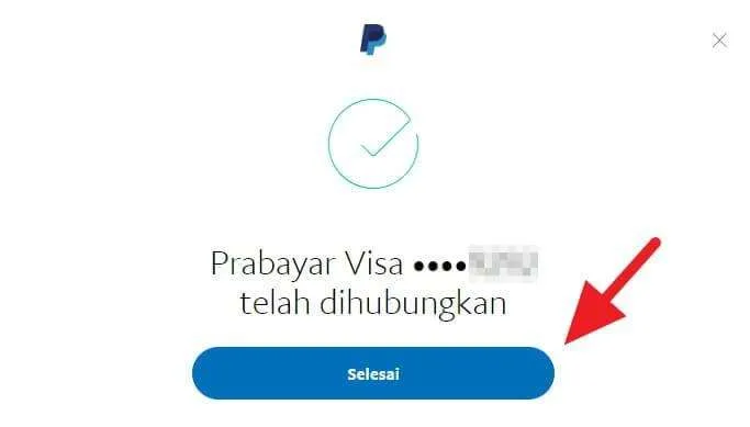 Cara Menghubungkan Kartu/Rekening ke PayPal (VERIFIKASI) 6 Kartu telah dihubungkan