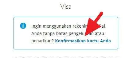 Cara Menghubungkan Kartu/Rekening ke PayPal (VERIFIKASI) 7 Konfirmasikan kartu