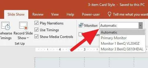 Cara Edit PowerPoint Saat Presentasi Tanpa Keluar Slideshow 5 Memilih monitor output