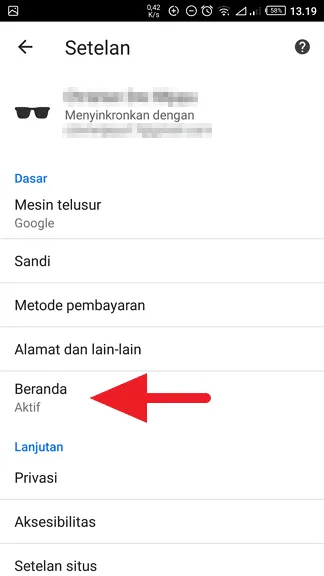 Cara Membuat Chrome Mengunjungi Website Tertentu Saat Dibuka 11 Chrome Android Beranda 5 Cara Membuat Chrome Mengunjungi Website Tertentu Saat Dibuka 11 Chrome Android Beranda 5