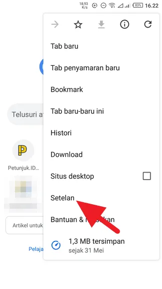 Cara Jadikan Google Sebagai Pencari Default di Chrome Android 4 Google Search Android 5 Cara Jadikan Google Sebagai Pencari Default di Chrome Android 4 Google Search Android 5