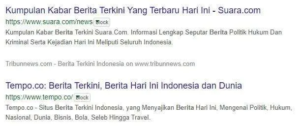3 Cara Blokir Situs Tertentu dari Hasil Pencarian Google 16 Memblokir Website Hasil Pencarian Google 7 3 Cara Blokir Situs Tertentu dari Hasil Pencarian Google 14 Memblokir Website Hasil Pencarian Google 7