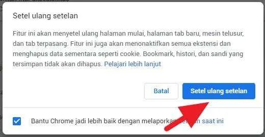 3 Cara Cepat Bersihkan Chrome dari Virus 1111 11 Reset Chrome 4 3 Cara Cepat Bersihkan Chrome dari Virus 1111 7 Reset Chrome 4