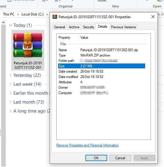 3 Cara Ketahui Ukuran Folder Google Drive dengan Mudah 9 Detail ukuran folder 3 Cara Ketahui Ukuran Folder Google Drive dengan Mudah 9 Detail ukuran folder