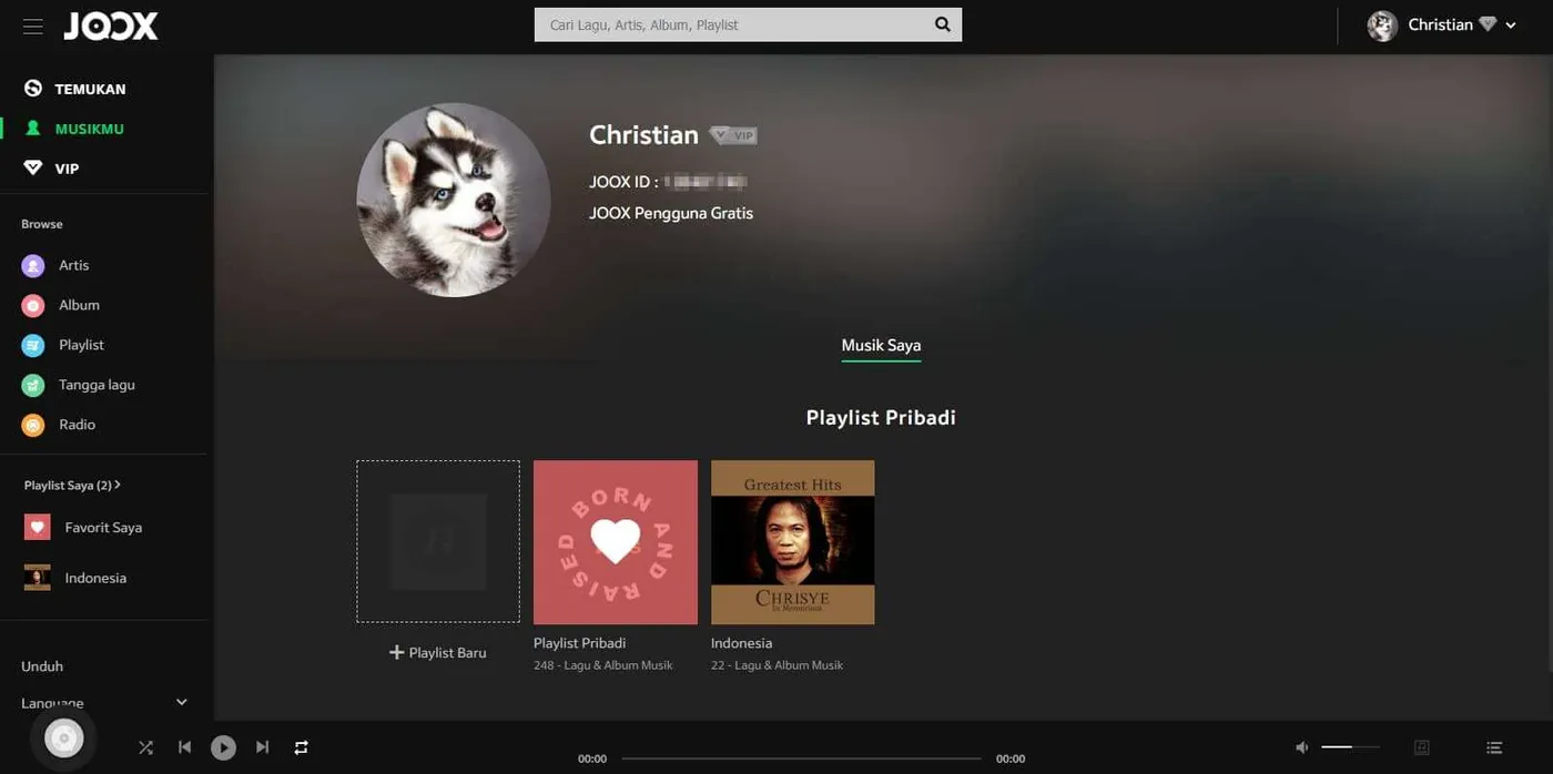 Cara Ganti Foto Profil 'Joox' Sesuai Keinginan 10 Profil Joox PC Cara Ganti Foto Profil 'Joox' Sesuai Keinginan 8 Profil Joox PC
