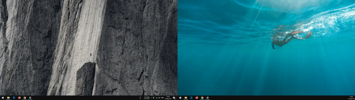 Cara Tampilkan Taskbar Windows Hanya di Monitor Utama 3 Taskbar di semua monitor Cara Tampilkan Taskbar Windows Hanya di Monitor Utama 3 Taskbar di semua monitor