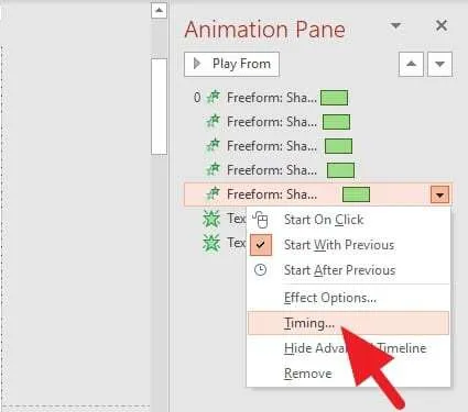 5 Cara Mengatasi Animasi PowerPoint Tidak Jalan 10 Timing animasi 5 Cara Mengatasi Animasi PowerPoint Tidak Jalan 10 Timing animasi