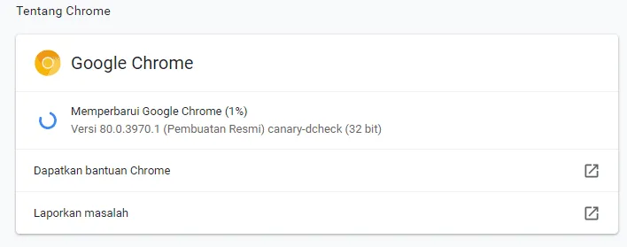 memperbarui Chrome 6 Cara Mempercepat Download di Chrome PC Hingga 35% 11 memperbarui Chrome