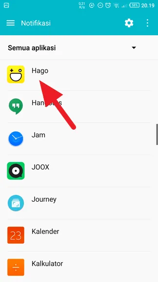 Hago 2 Cara Blokir Notifikasi Mengganggu dari Hago 8 Hago