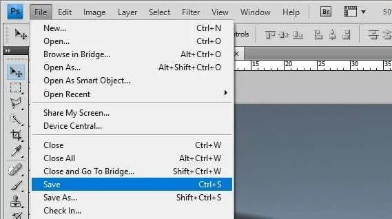 Cara Membalikkan Gambar di Photoshop 6 Save Photoshop 1 Cara Membalikkan Gambar di Photoshop 6 Save Photoshop 1