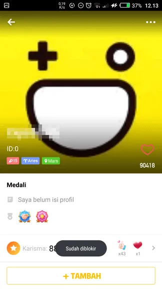Screenshot 20191227 121329 Cara Blokir Seseorang di Hago 8 Screenshot 20191227 121329