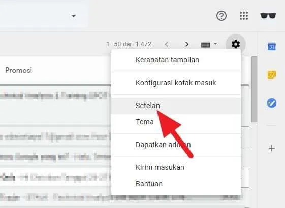 Setelan Gmail Cara Mudah Mencari Email yang Belum Dibaca di Gmail 9 Setelan Gmail
