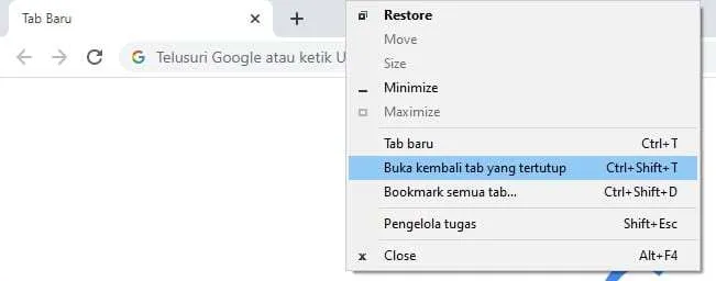 3 Cara Buka Kembali Tab Chrome yang Barusan Ditutup 4 buka kembali tab yang tertutup 3 Cara Buka Kembali Tab Chrome yang Barusan Ditutup 4 buka kembali tab yang tertutup