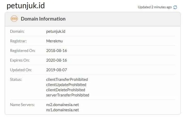 domain dilindungi 4 Cara Mengetahui Kontak Pemilik Website dengan Mudah 5 domain dilindungi
