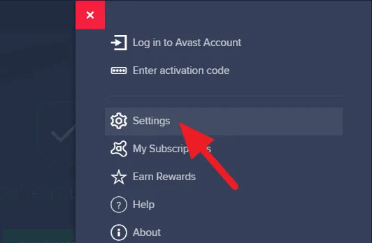Avast settings 3 Cara Jalankan Program yang Diblokir Avast 16 Avast settings