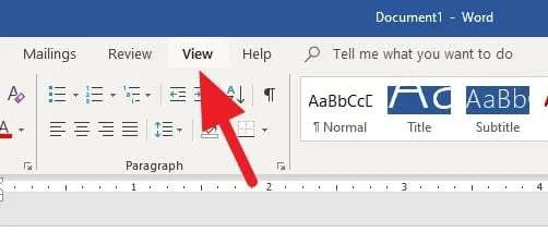 Cara Mengubah Urutan Halaman di Microsoft Word 8 View Word Cara Mengubah Urutan Halaman di Microsoft Word 8 View Word