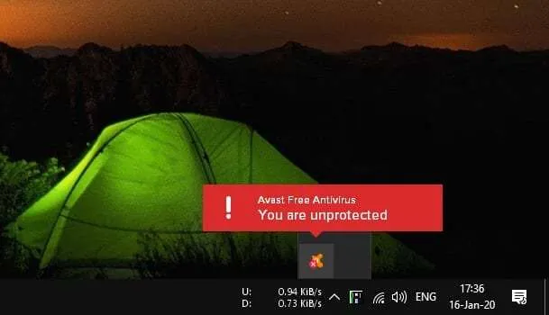 avast disabled 3 Cara Jalankan Program yang Diblokir Avast 6 avast disabled
