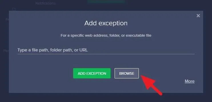browse avast 3 Cara Jalankan Program yang Diblokir Avast 12 browse avast