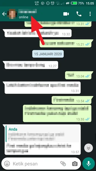 Cara Sembunyikan Foto/Video WhatsApp dari Galeri Ponsel 7 chat WhatsApp Cara Sembunyikan Foto/Video WhatsApp dari Galeri Ponsel 7 chat WhatsApp