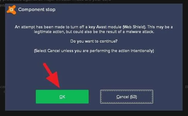 2 Cara Mencegah Avast Memblokir Website Tertentu 14 confirm stop 2 Cara Mencegah Avast Memblokir Website Tertentu 14 confirm stop