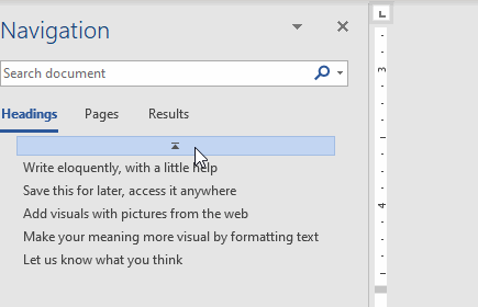 Cara Mengubah Urutan Halaman di Microsoft Word 10 drag drop heading Cara Mengubah Urutan Halaman di Microsoft Word 10 drag drop heading