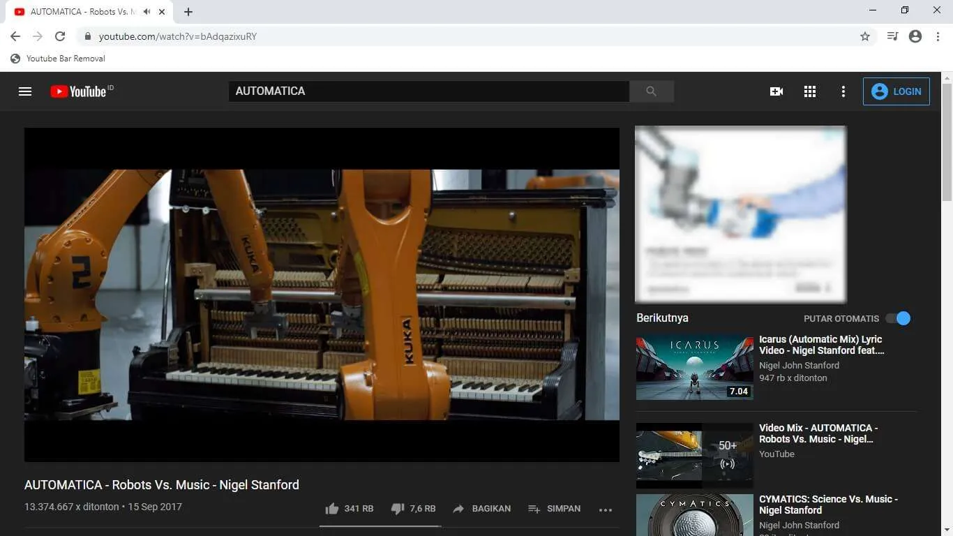 video bar youtube hilang Cara Hilangkan Video Bar di Youtube 9 video bar youtube hilang