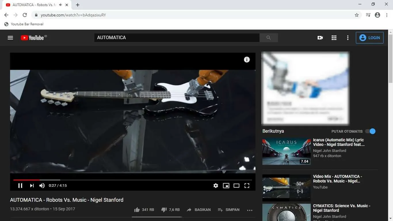 video youtube Cara Hilangkan Video Bar di Youtube 7 video youtube