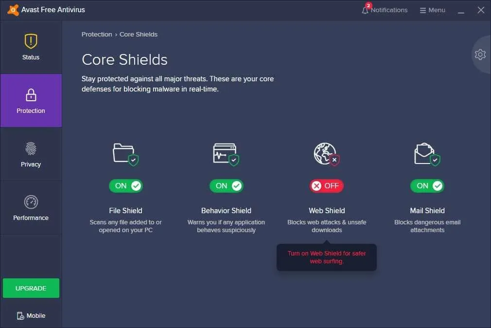 2 Cara Mencegah Avast Memblokir Website Tertentu 15 web shield stopped 2 Cara Mencegah Avast Memblokir Website Tertentu 15 web shield stopped